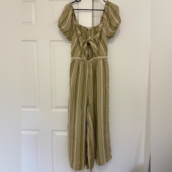 American Eagle Front Tie Striped Jumper Size Sm/M - Picture 6 of 9